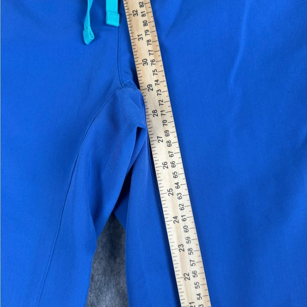 Figs Men M Tansen Jogger‎ Scrub Pants Solid Blue Drawstring Stretch Pockets